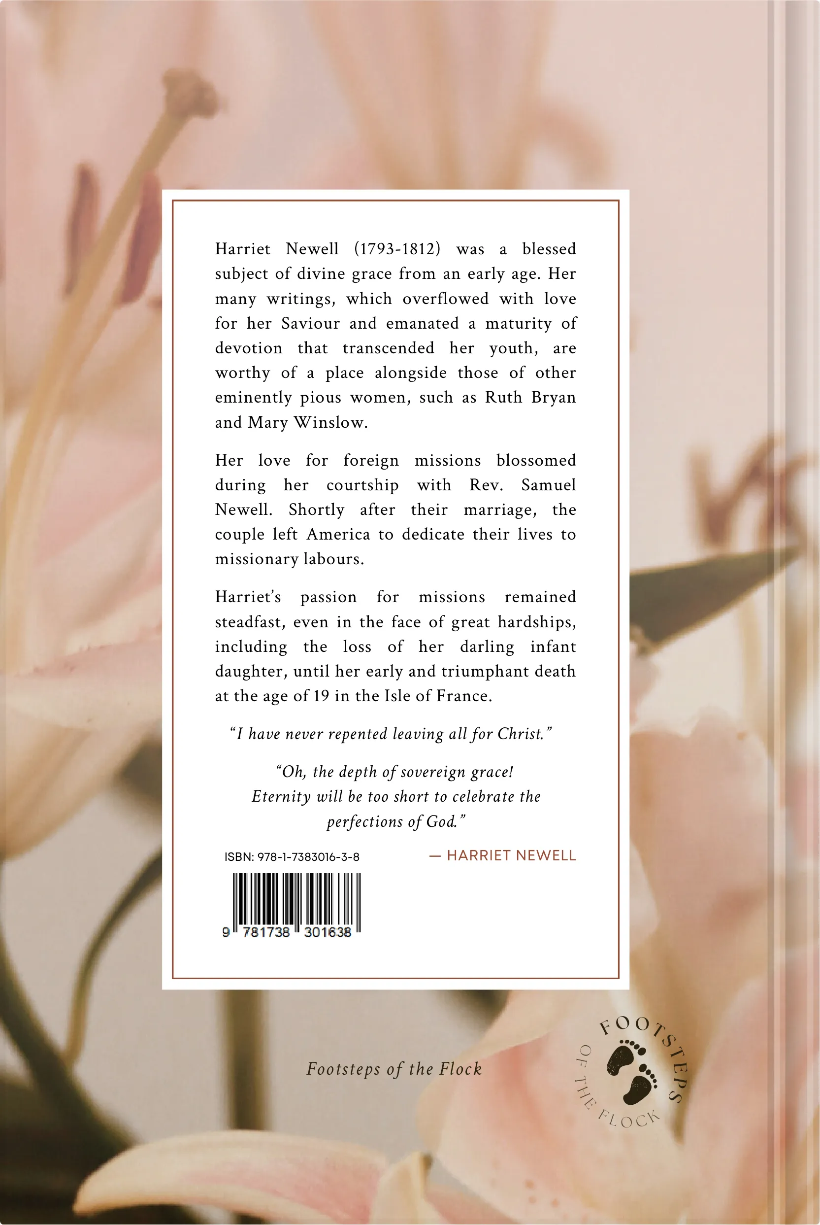 Back cover of Heaven's Blossom